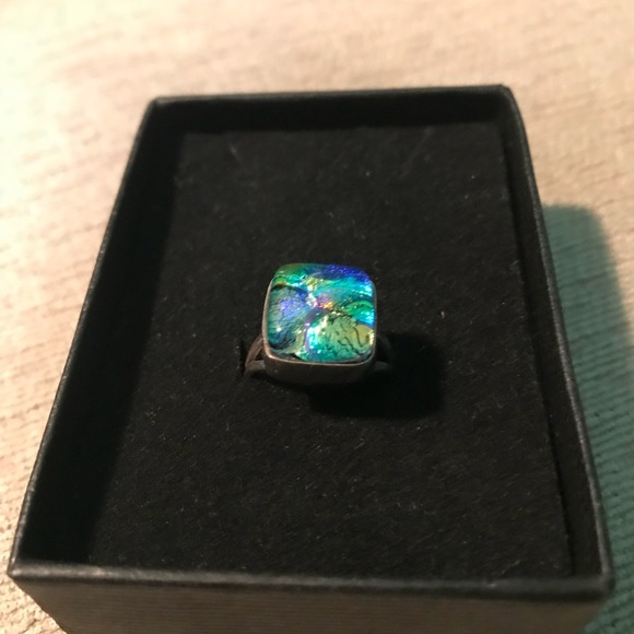 Multicolor Glass Ring - Picture 3 of 5